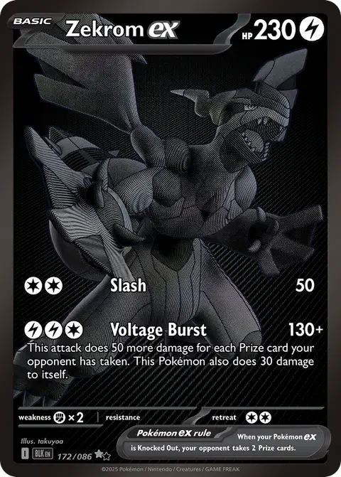 Zekrom ex 172/086 · Black Bolt