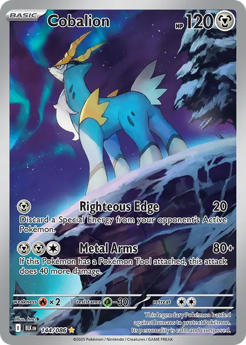 Cobalion 144/086 · Black Bolt