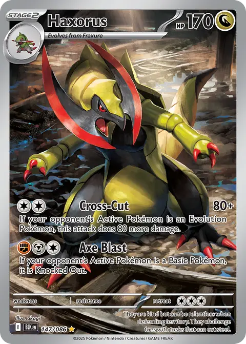 Haxorus 147/086 · Black Bolt