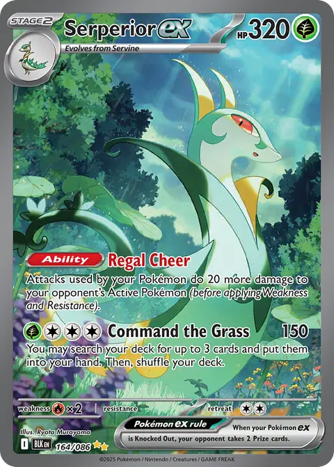 Serperior ex 164/086 · Black Bolt