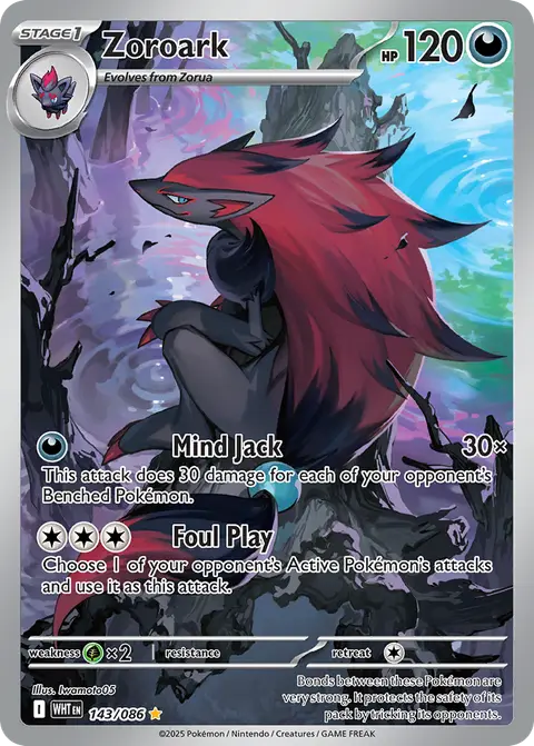 Zoroark 143/086 · White Flare