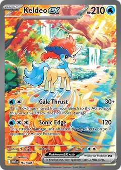 Keldeo ex 167/086 · White Flare