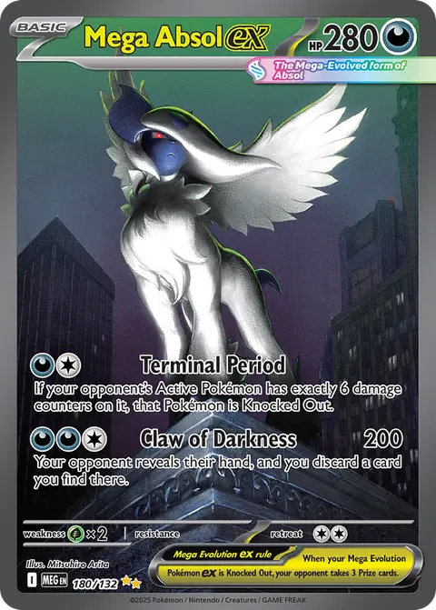 Mega Absol ex 180/132 · Mega Evolution