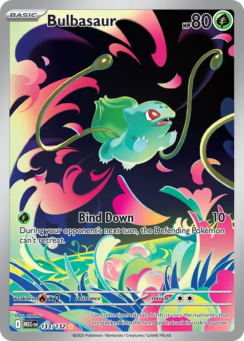 Bulbasaur 133/132 · Mega Evolution