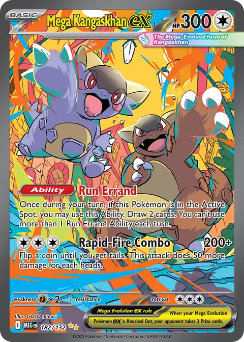 Mega Kangaskhan ex 182/132 · Mega Evolution
