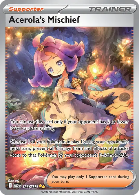 Acerola's Mischief 183/132 · Mega Evolution