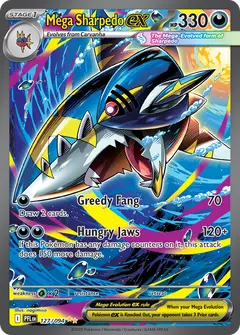 Mega Sharpedo ex 127/094 · Phantasmal Flames
