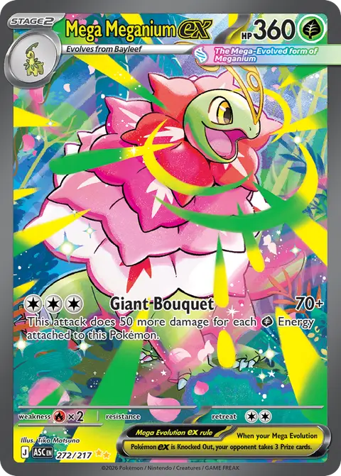 Mega Meganium ex 272/217 · Ascended Heroes
