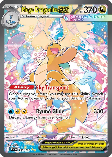 Mega Dragonite ex 290/217 · Ascended Heroes