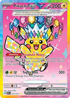 Pikachu ex 277/217 · Ascended Heroes