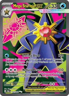 Mega-Starmie-ex 102/088 · Optimale Ordnung