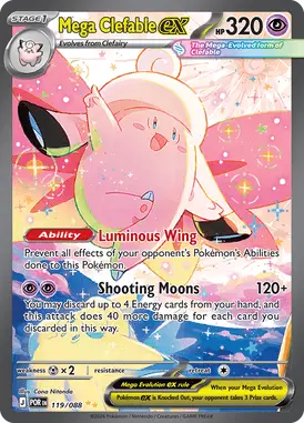 Mega Clefable ex 119/088 · Perfect Order