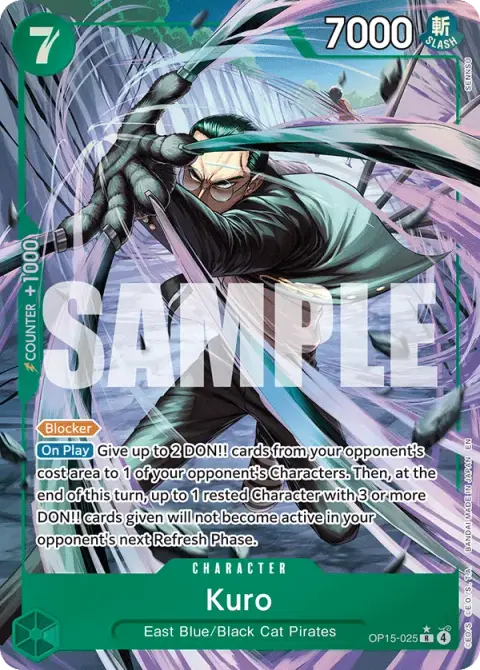 Kuro OP15-025 · Adventure on Kami's Island