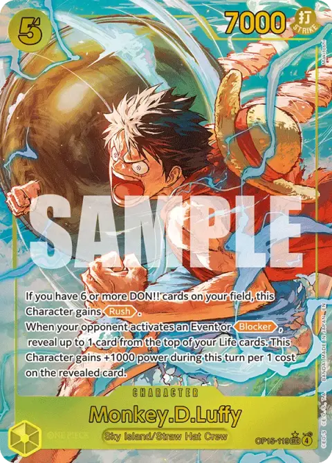 Monkey.D.Luffy OP15-119 · Adventure on Kami's Island
