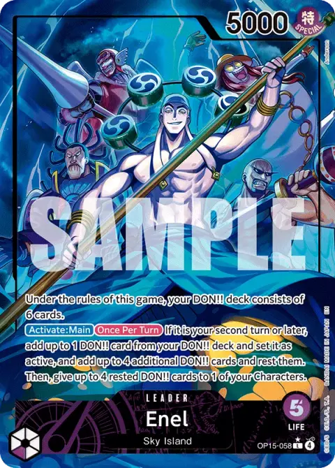 Enel OP15-058 · Adventure on Kami's Island