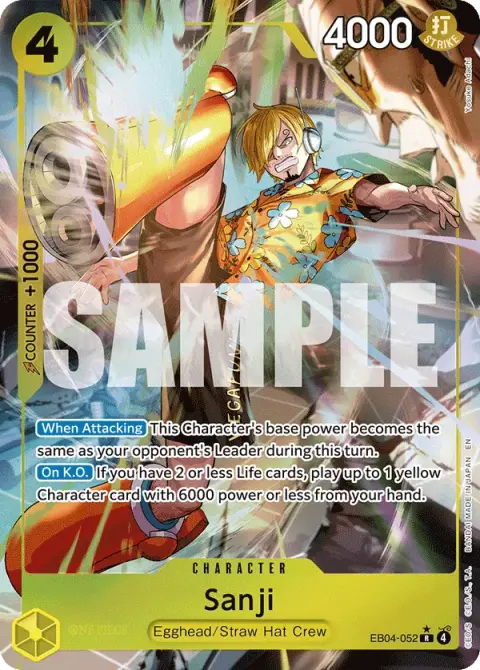 Sanji EB04-052 · Adventure on Kami's Island