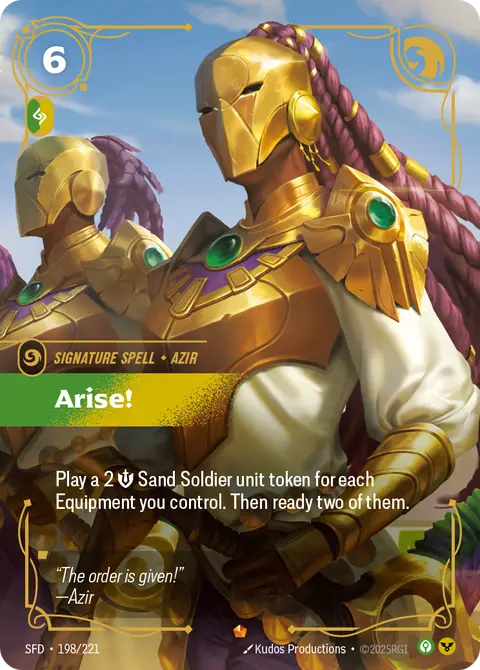 Arise! SFD-198/221 · Spiritforged