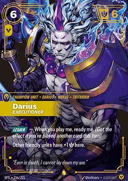 Darius, Executioner SFD-236/221 · Spiritforged