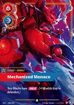 Rumble, Mechanized Menace SFD-240/221 · Spiritforged