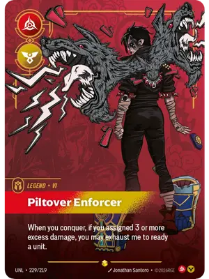 Vi, Piltover Enforcer UNL-229/219 · Déchaînement