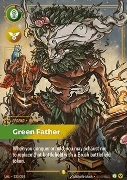 Ivern, Green Father UNL-233/219 · Déchaînement