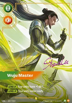 Master Yi, Wuju Master UNL-231*/219 · Déchaînement