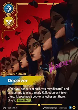 Leblanc, Deceiver UNL-235*/219 · Déchaînement