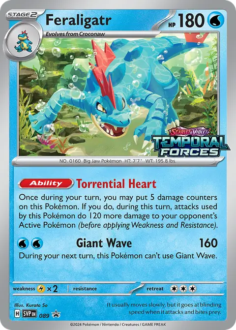 Feraligatr 89 · SVP Black Star Promos