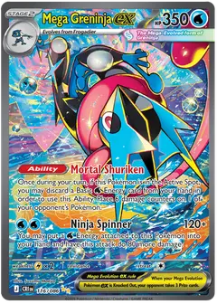 Mega Greninja ex 116/086 · Chaos Rising