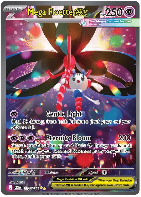 Mega Floette ex 117/086 · Chaos Rising