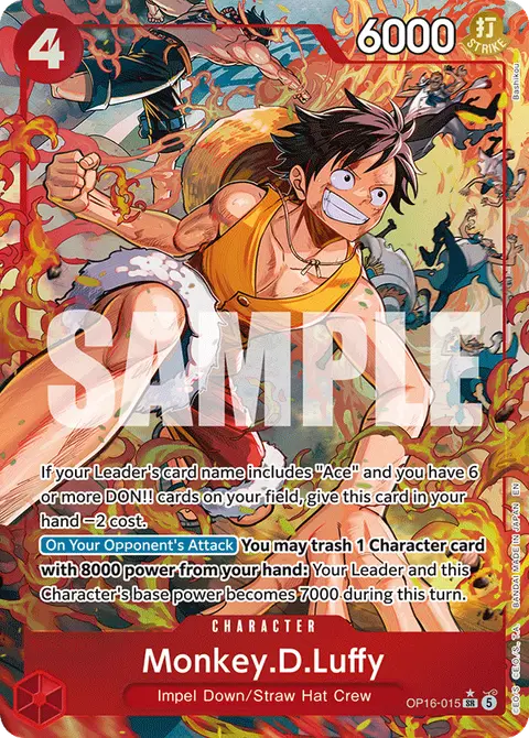 Monkey.D.Luffy OP16-015 · The Time of Battle