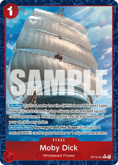 Moby Dick OP16-021 · The Time of Battle
