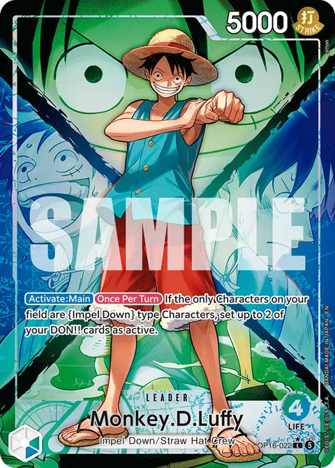 Monkey.D.Luffy OP16-022 · The Time of Battle