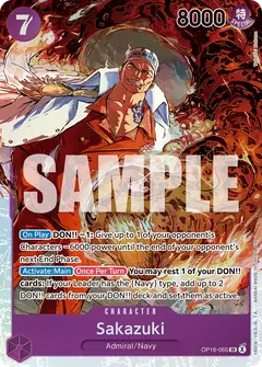 Sakazuki OP16-065 · The Time of Battle