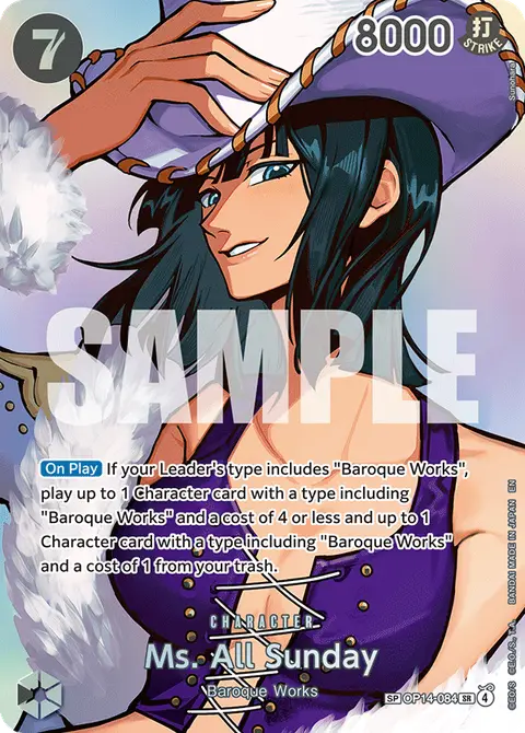 Ms. All Sunday OP14-084 · The Time of Battle
