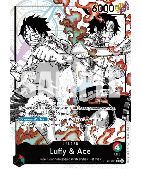 Luffy & Ace ST30-001 · EX Luffy & Ace