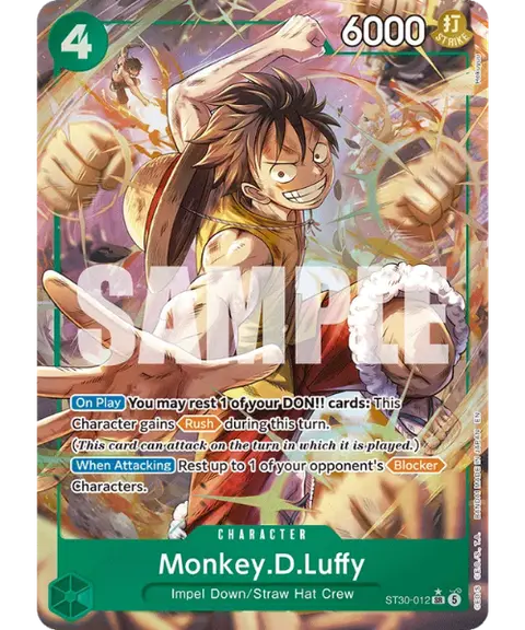 Monkey.D.Luffy ST30-012 · EX Luffy & Ace
