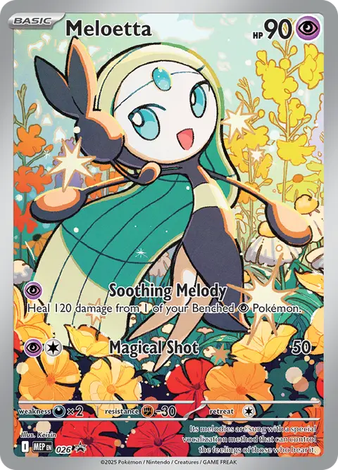 Meloetta MEP 026 · MEP Black Star Promos
