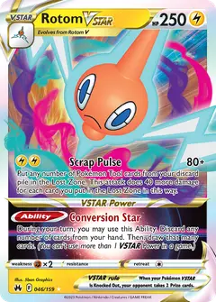 Rotom VSTAR 46/159 · Crown Zenith