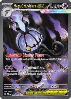 Mega Chandelure ex 115/120 · Pitch Black