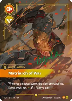 Ambessa, Matriarch of War VEN-196*/166 · Vendetta