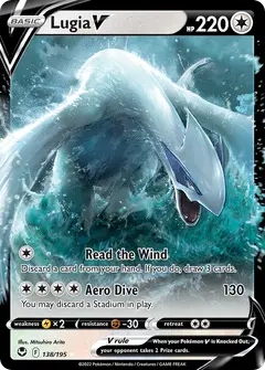 Lugia V 138/195 · Silver Tempest