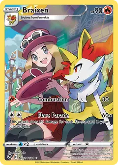 Braixen TG01 · Silver Tempest Trainer Gallery