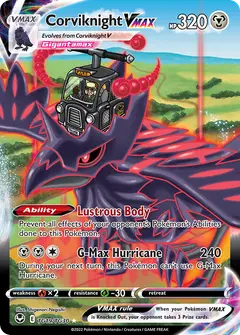 Corviknight VMAX TG19 · Silver Tempest Trainer Gallery