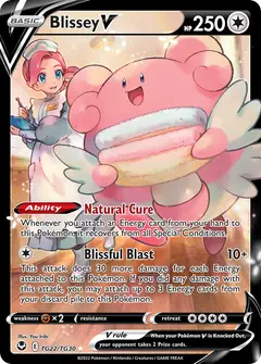 Blissey V TG22 · Tempesta Argentata Galleria Allenatori