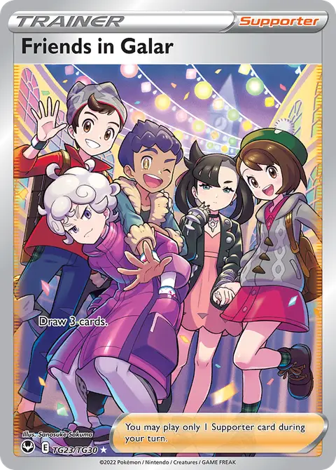 Friends in Galar TG23 · Silver Tempest Trainer Gallery