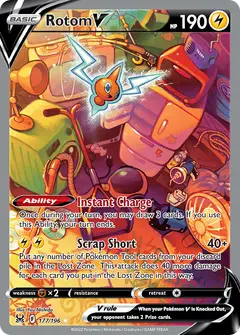 Rotom V 177/196 · Lost Origin