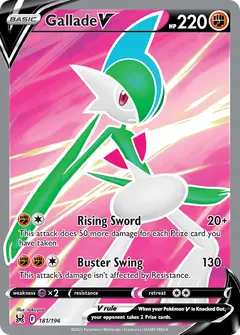 Gallade V 181/196 · Lost Origin