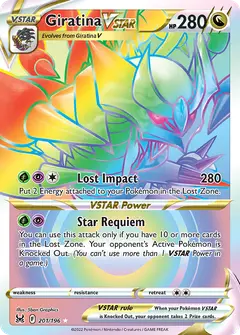 Giratina VSTAR 201/196 · Lost Origin