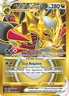 Giratina VSTAR 212/196 · Lost Origin